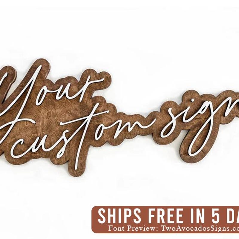 Custom Sign - Etsy