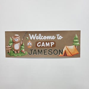 Custom Banner, Printed Butcher Paper Banner, Personalized Party Decor, Event Banner, Printed Banner, Personalized Banner, Outdoor Theme