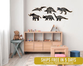 Dinosaur wall decor, dinosaur wall accessory, dinosaur sign, dinosaur nursery