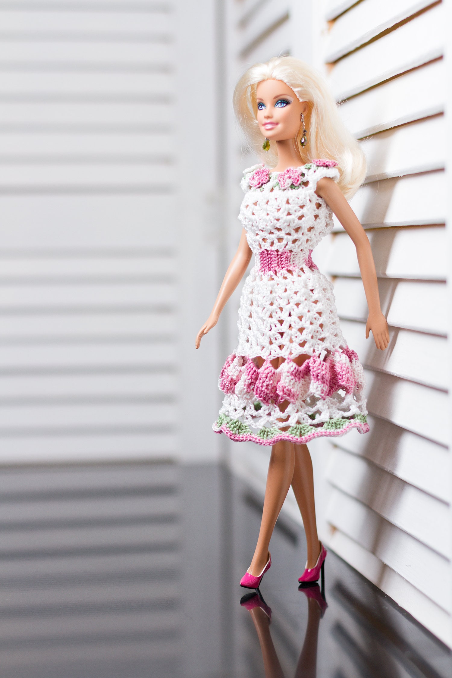 Crochet dress for Barbie Spring crochet dress for doll gift | Etsy