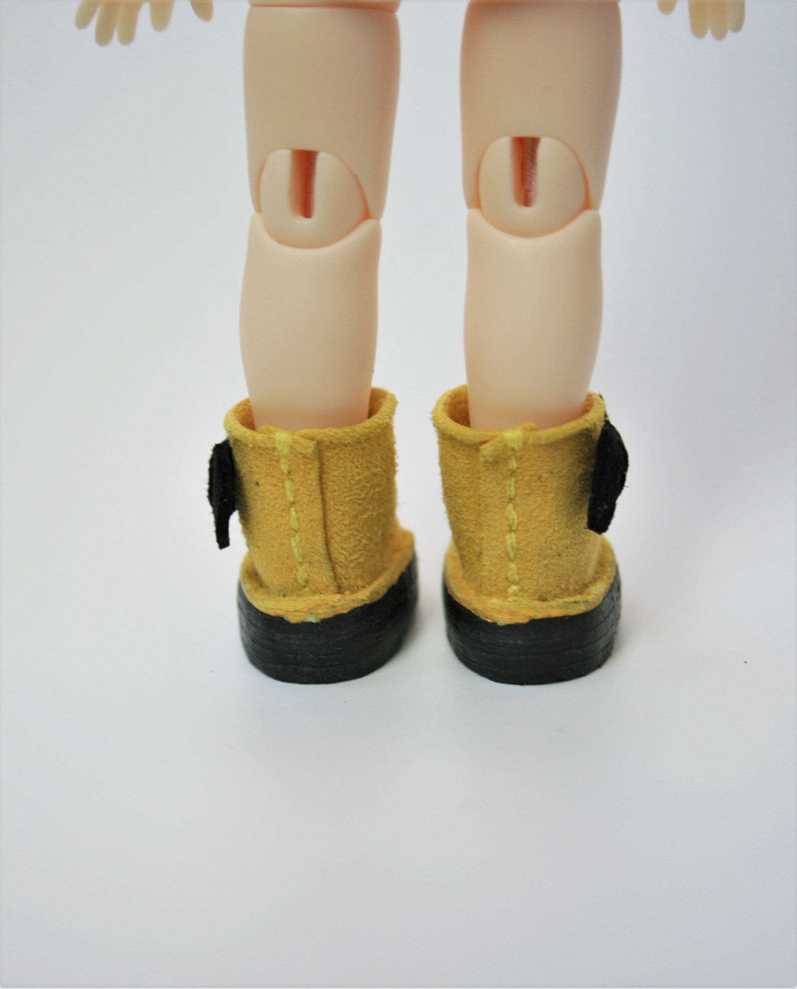 Leather Shoes for Lati Yellow Shoes for Doll With Feet up to Etsy