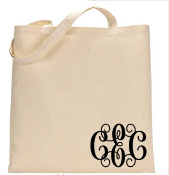 etsy monogrammed beach bag