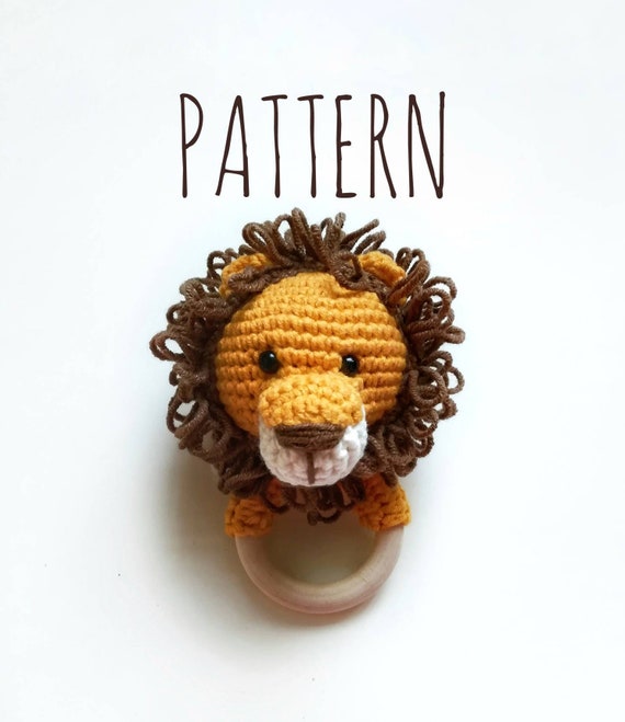 lion teething toy
