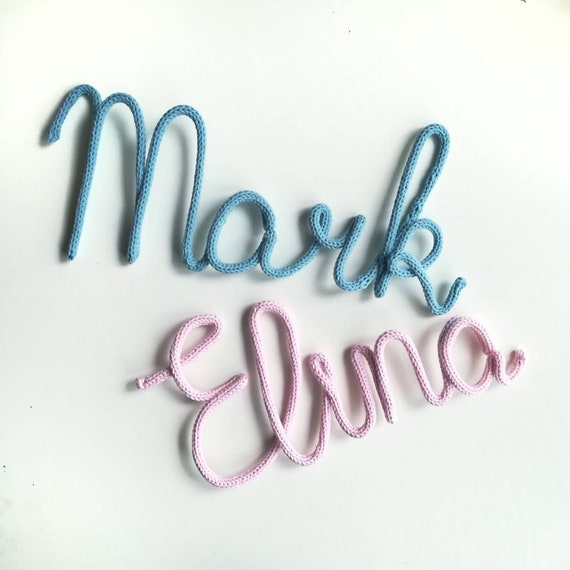 personalized baby name wall art