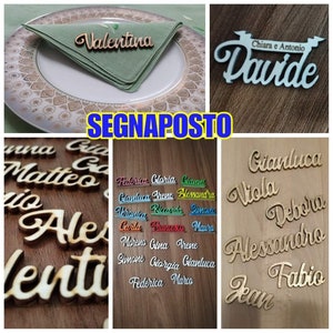 Tischkarten mit Holznamen für Hochzeiten, personalisiert, personalisierter Name aus Holz, lasergeschnitten, Tischkarte, Tischkarte für Hochzeit, Tischdekoration für Hochzeit