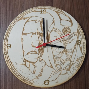 Orologio "SARDEGNA" 3D, maschere sarde, 4 mori, wedding regalo nozze natale compleanno