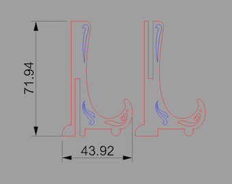 STAND photo laser cutting file-digital model. Tripod, Laser Cut Model AI and DXF files, vector model, vector file