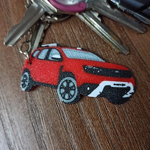 Dacia Duster Series 2 Keychain - 3d Printed Car