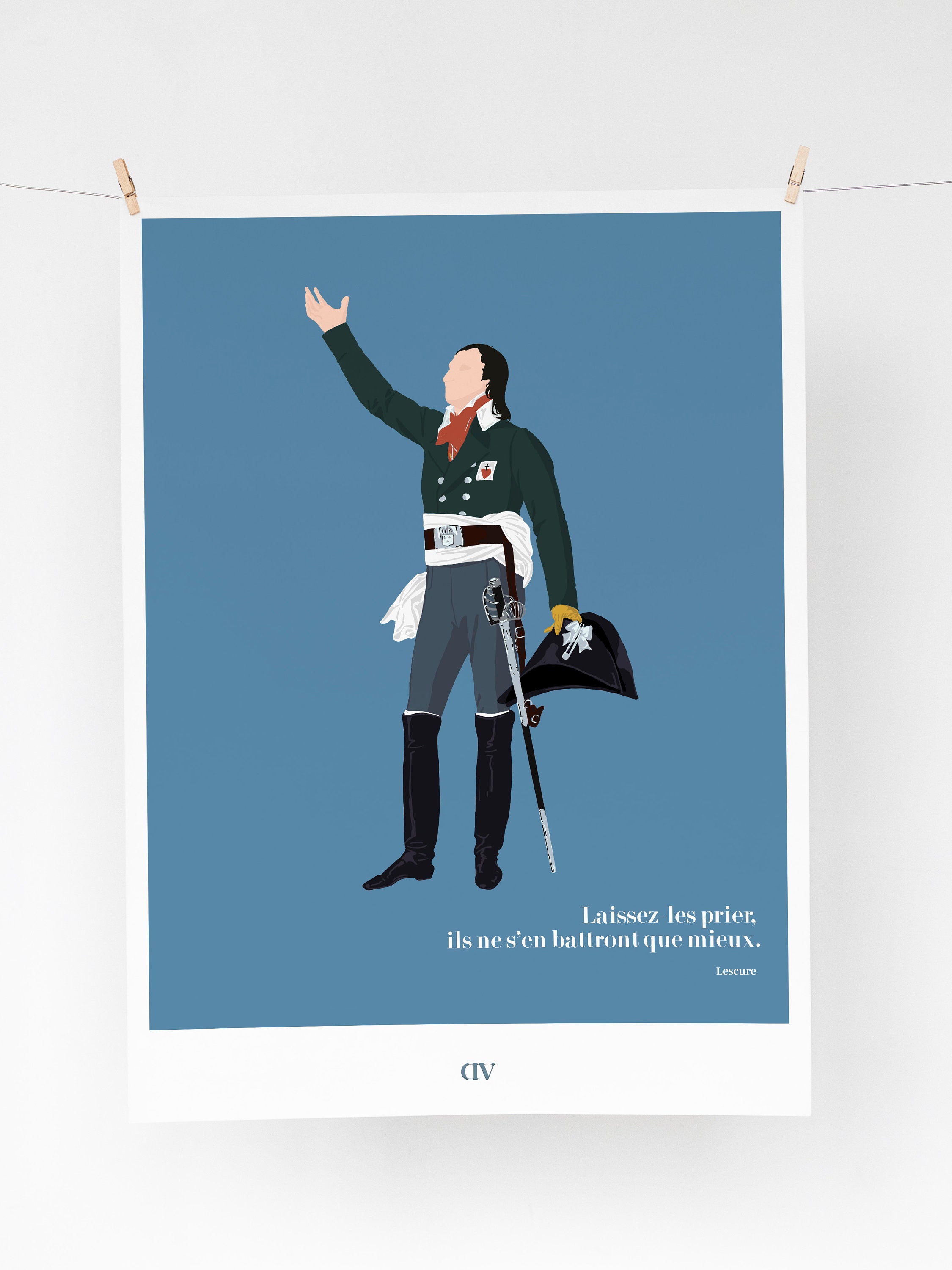 Affiche Généraux Vendéens - Lescure