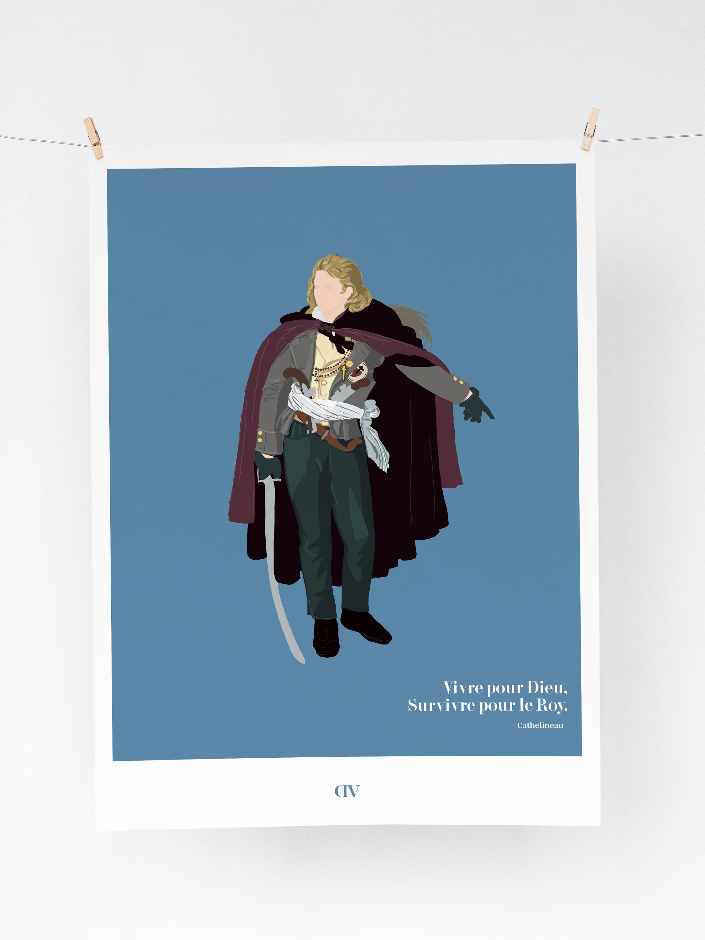 Affiche Généraux Vendéens - Cathelineau