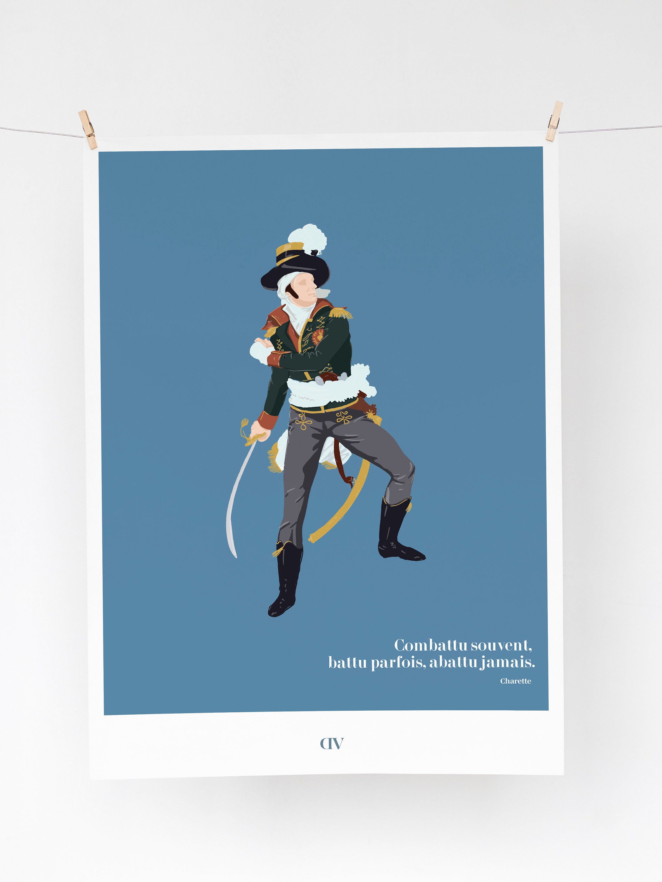 Affiche Généraux Vendéens - Charette