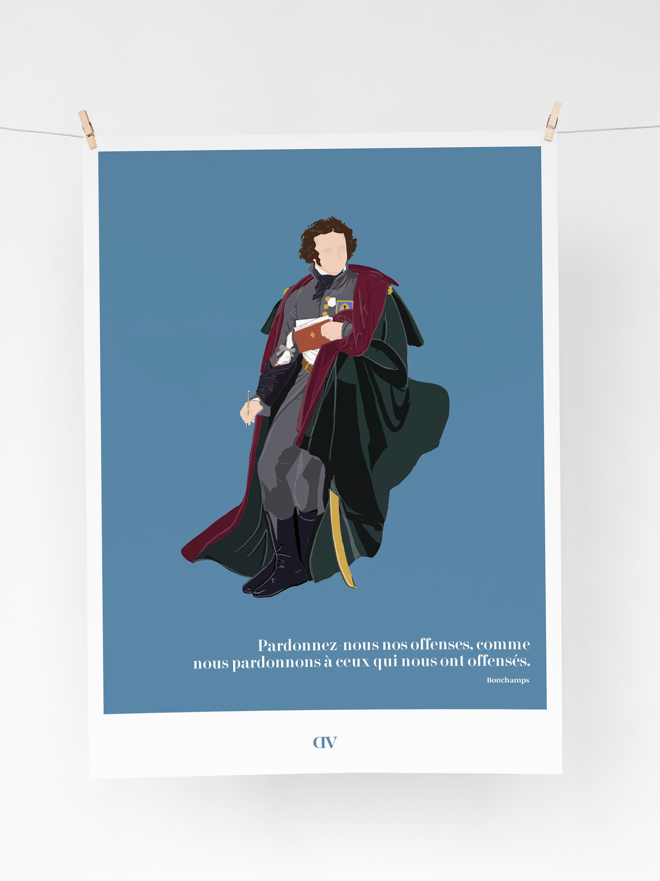 Affiche Généraux Vendéens - Bonchamps