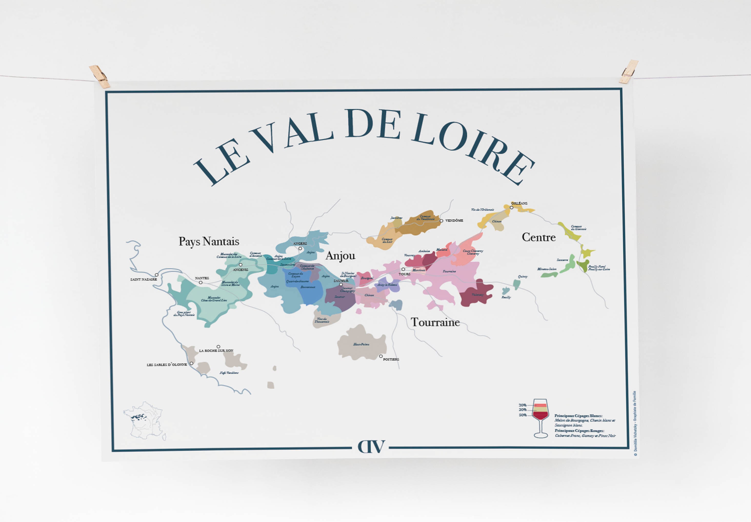 Affiche Val de Loire