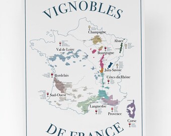 Carte De France Etsy France Carte De France Etsy France