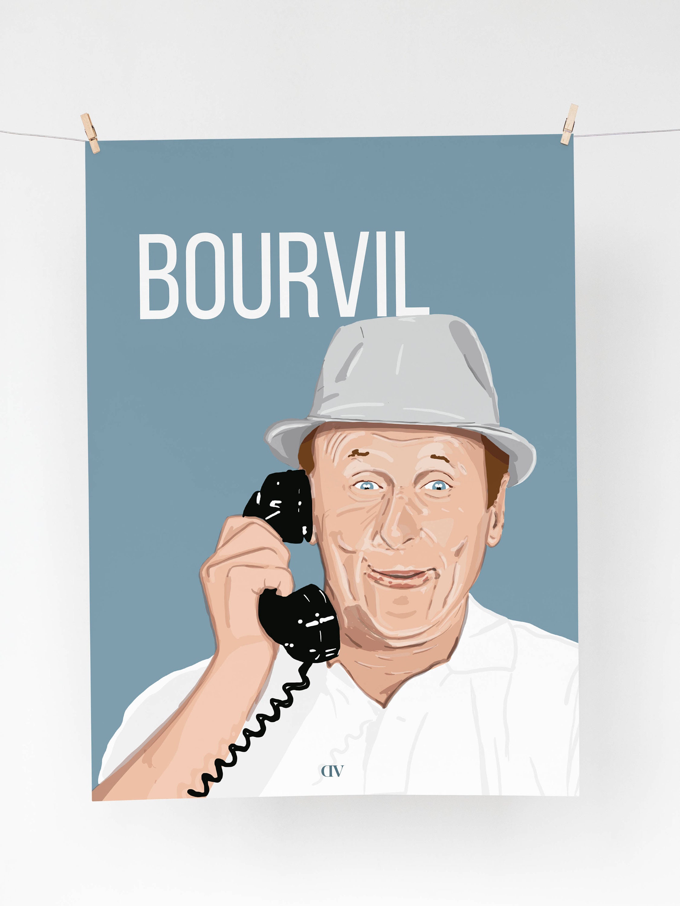 Affiche Bourvil