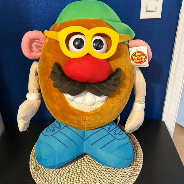 Vintage 1998 Hasbro Rare Jumbo Mr Potato Head 16" Stuffed Plush