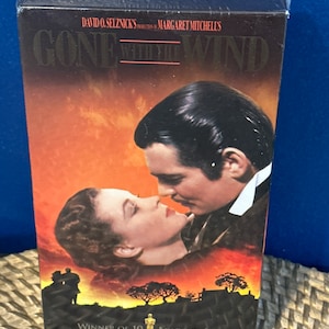 Vintage New Factory Sealed Winner of 10 Academy Awards Gone With the Wind VHS Movie Video