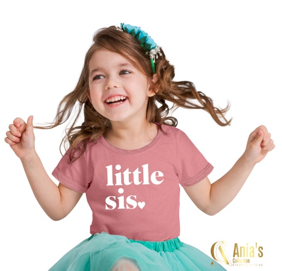 Little sister shirt lil sis tshirt little sis tshirt big Etsy