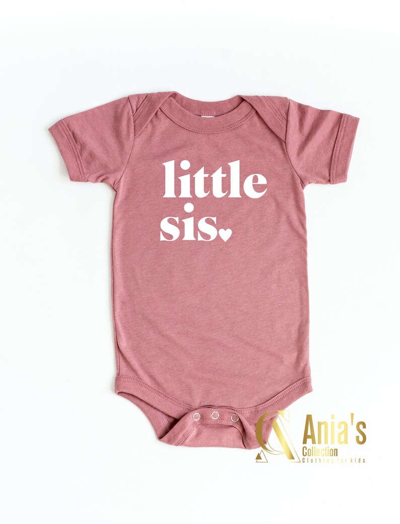Little sister shirt lil sis tshirt little sis tshirt big Etsy