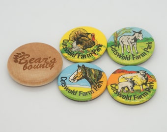 6 1980s Vintage Youth Organisation Button Badges Yoc I Spy Etsy