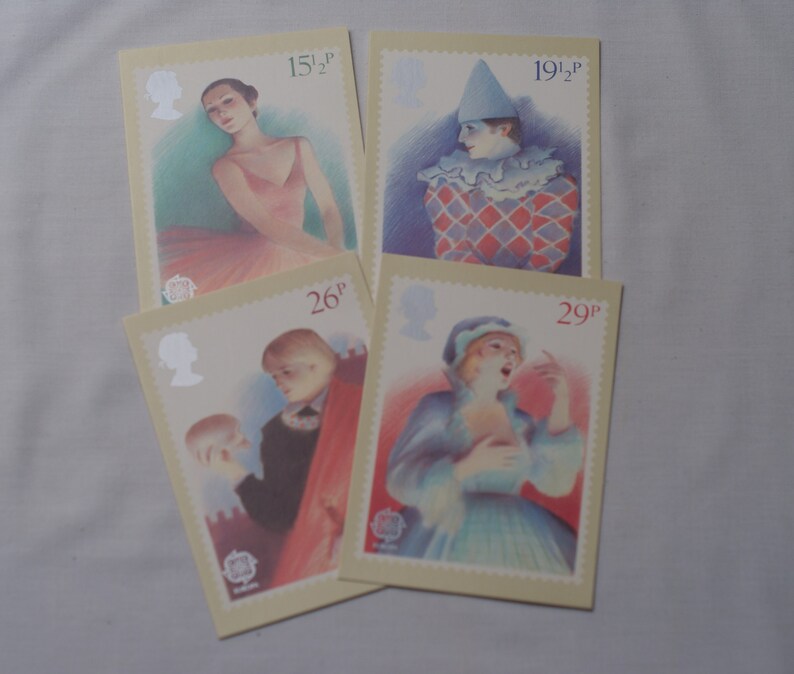 British Post Office 1982 Vintage PHQ Postcards
