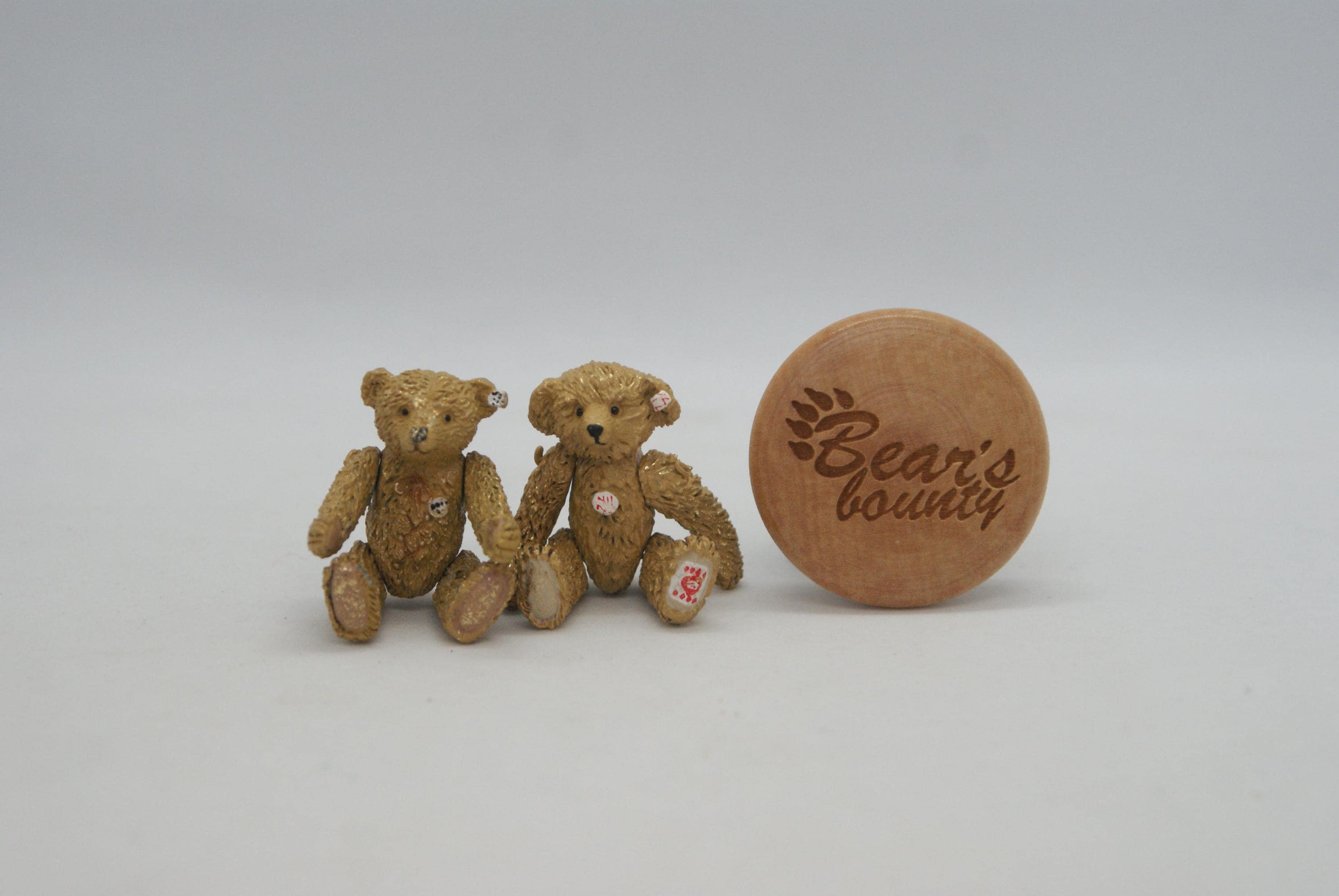 HANTEL ミニチュアテディベアのブローチ Hantel teddy bear - Etsy 日本
