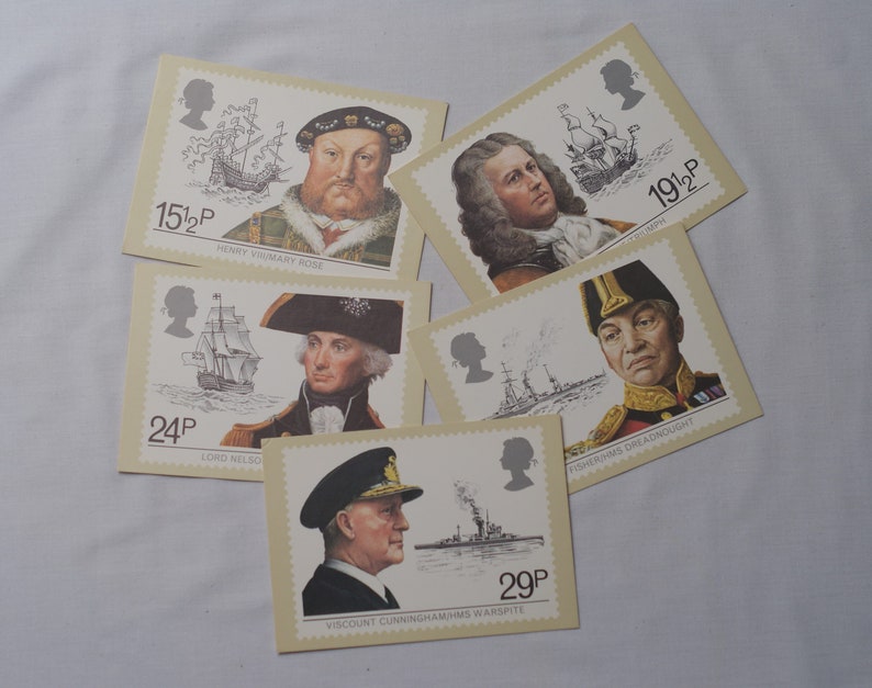 British Post Office 1982 Vintage PHQ Postcards