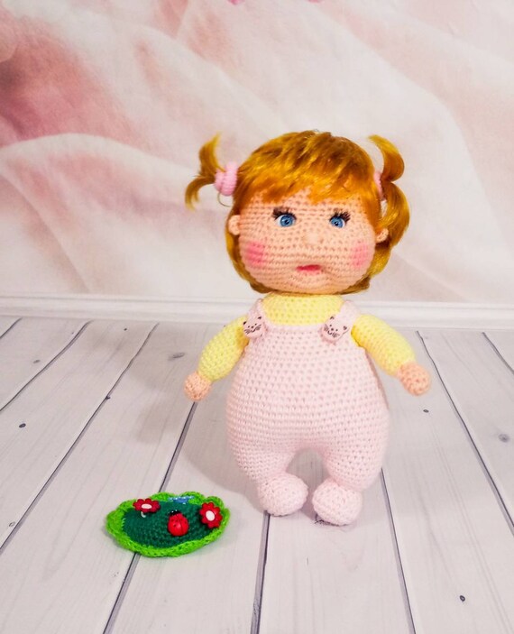 baby doll with hair