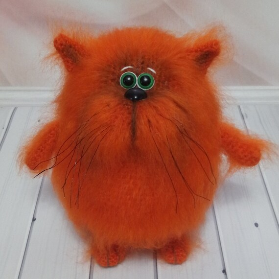 fluffy cat toy
