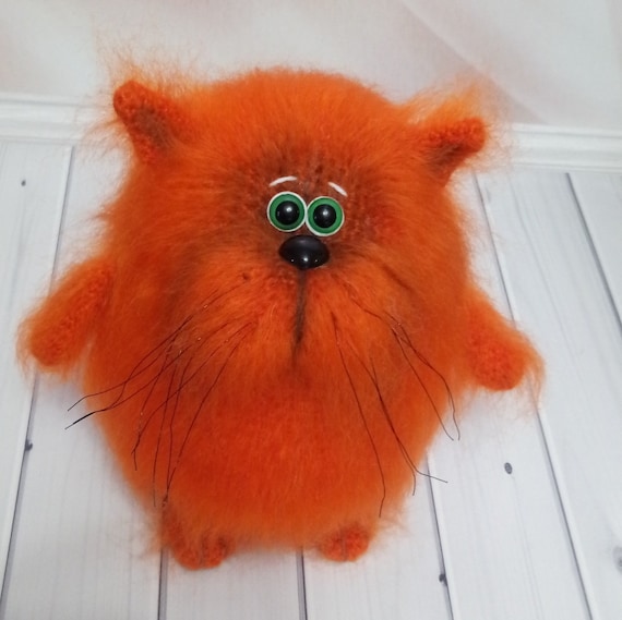 orange cat plush