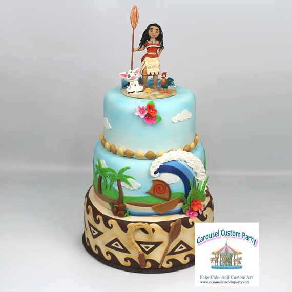Moana Fake Cake Etsy Moana Fake Cake Etsy