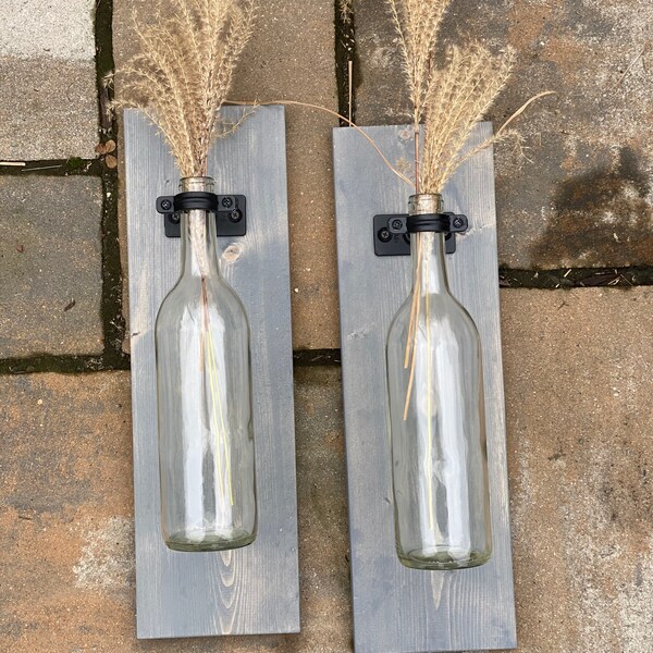 Wine Bottle Vase Etsy