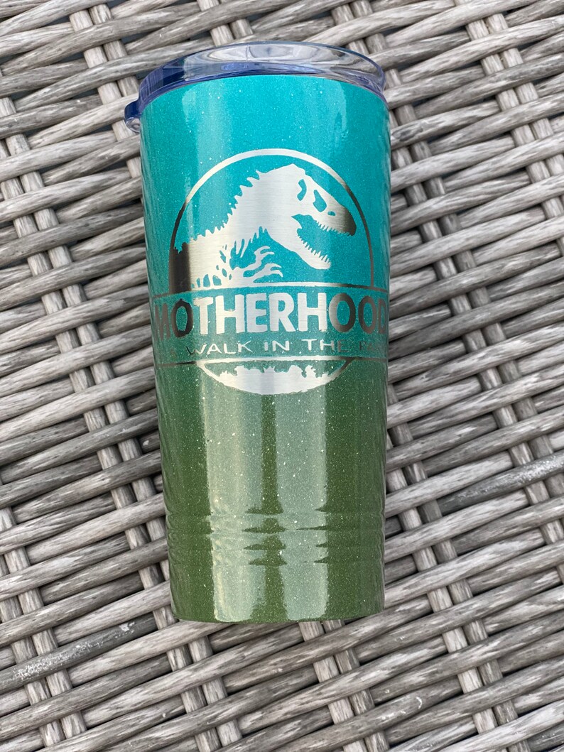Download Motherhood Walk in the Park Tumbler Personalized Stainless ...