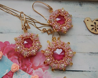 Earrings and pendant set