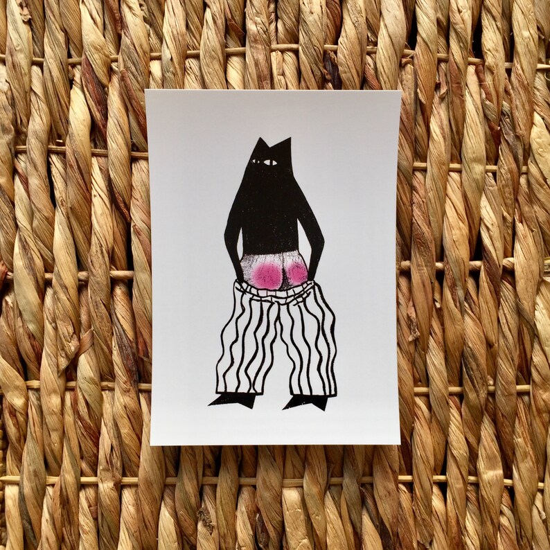 A5 size print Cheeky
