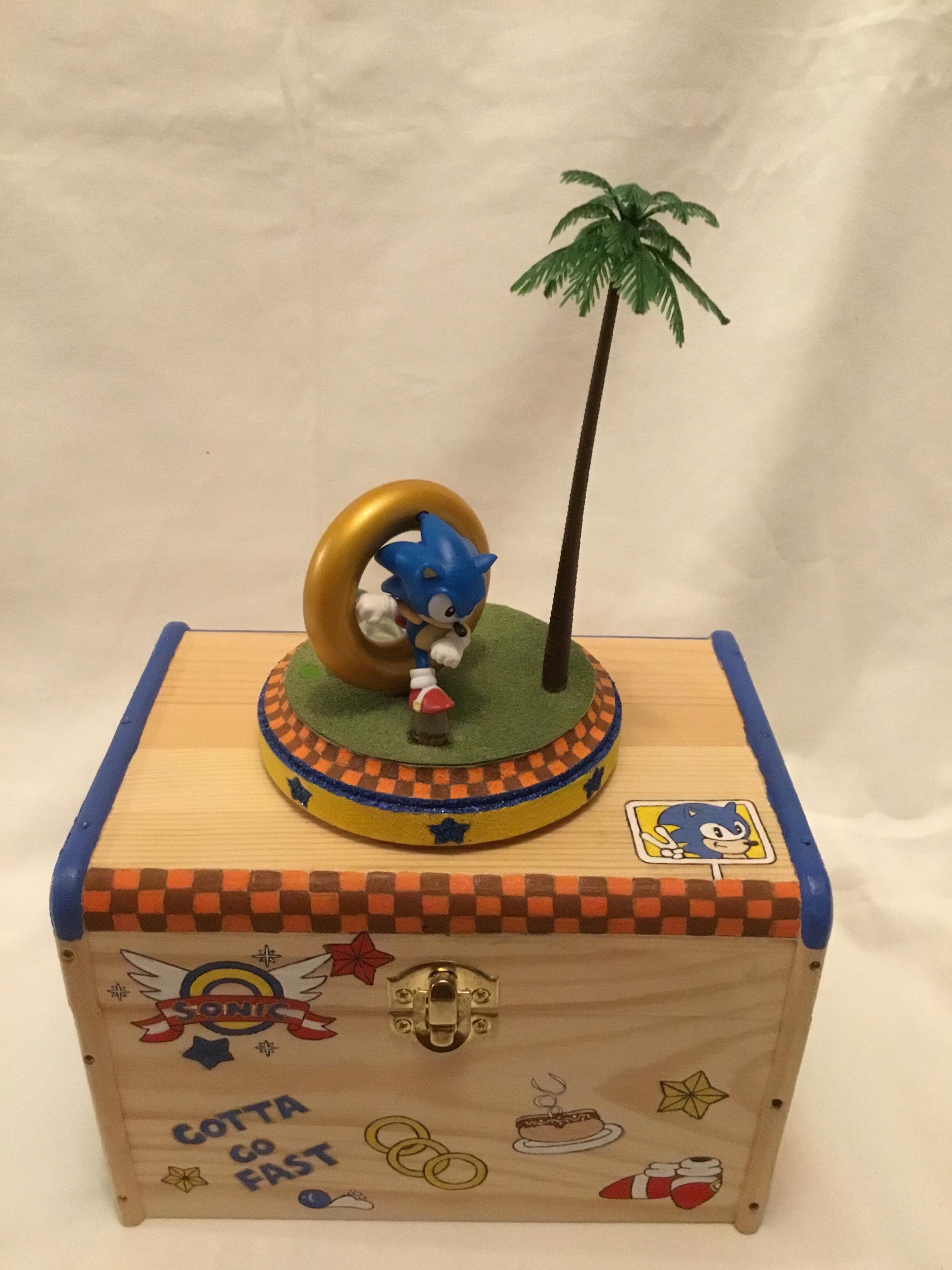 Colorsonic Box Sonic the Hedgehog Music Box - Etsy
