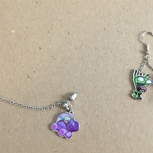 Invader Zim earrings