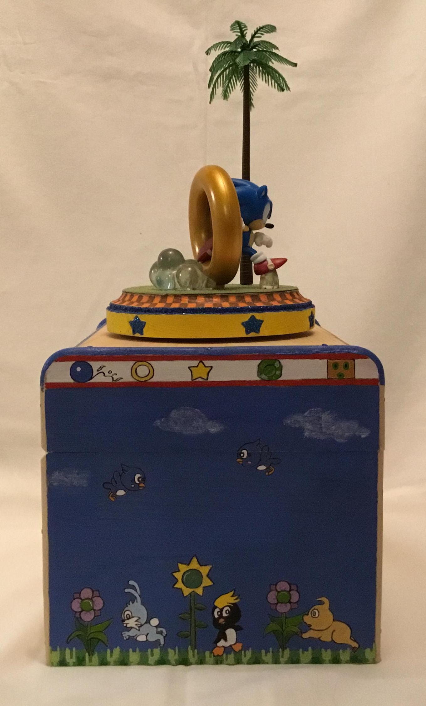Colorsonic Box Sonic the Hedgehog Music Box - Etsy