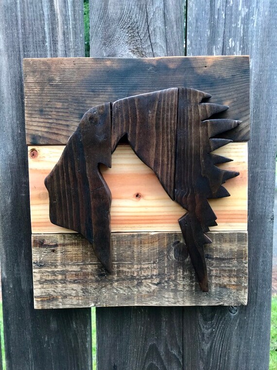 Decoracion De Pared Nativa Americana Madera Nativo Americano Etsy