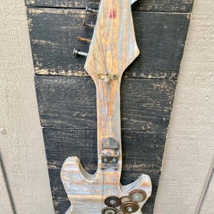 Guitar Wall Art Mixed Media Wall Art For Home And Office Etsy