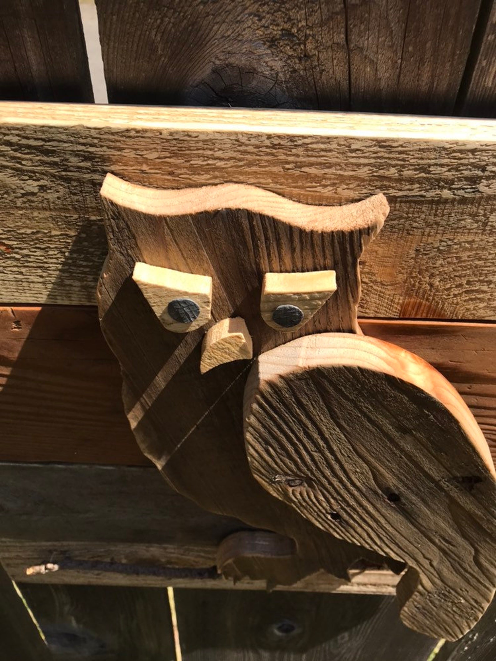 Rustic Owl Wall Decor Reclaimed Wood Owl Owl Wall Hanging Etsy