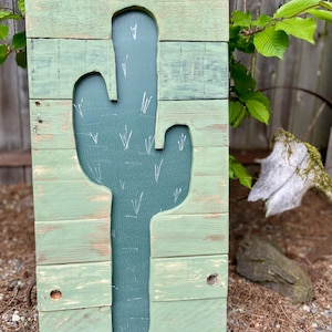 Reclaimed saguaro cactus art, Southwestern wall art