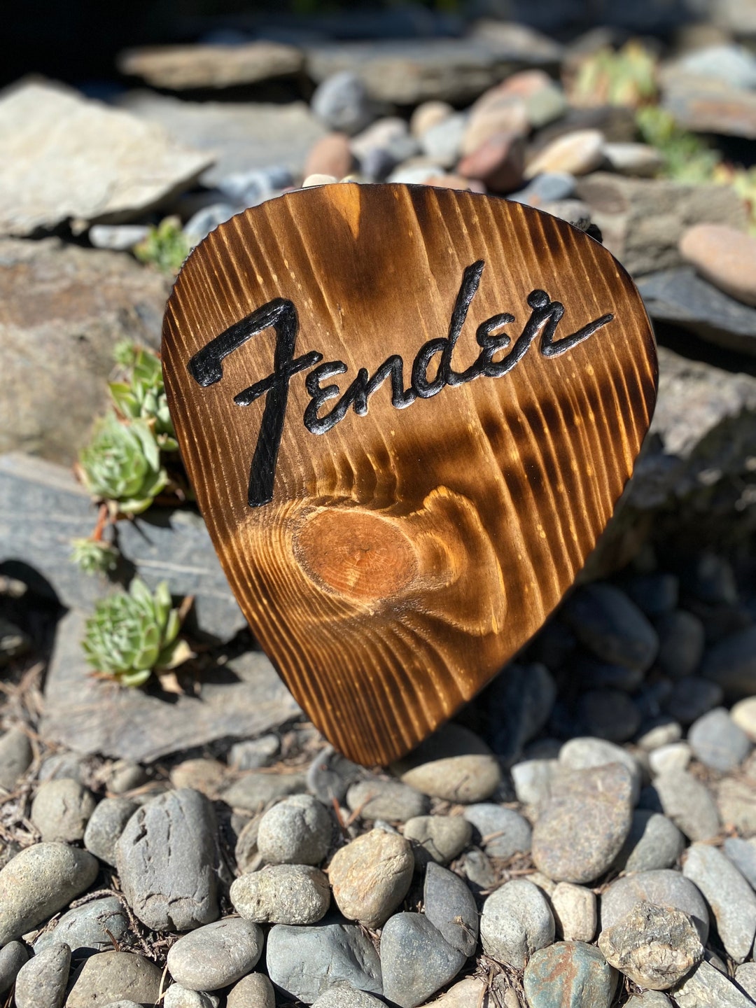 Fender Guitar Pick Wall Hanging Guitar Art Music Art Music Etsy