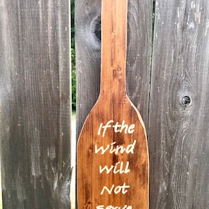 Reclaimed wood oar, engraved wood oar, motivational oar quote, motivational quote, nautical decor, nautical wood decor, nautical quote,