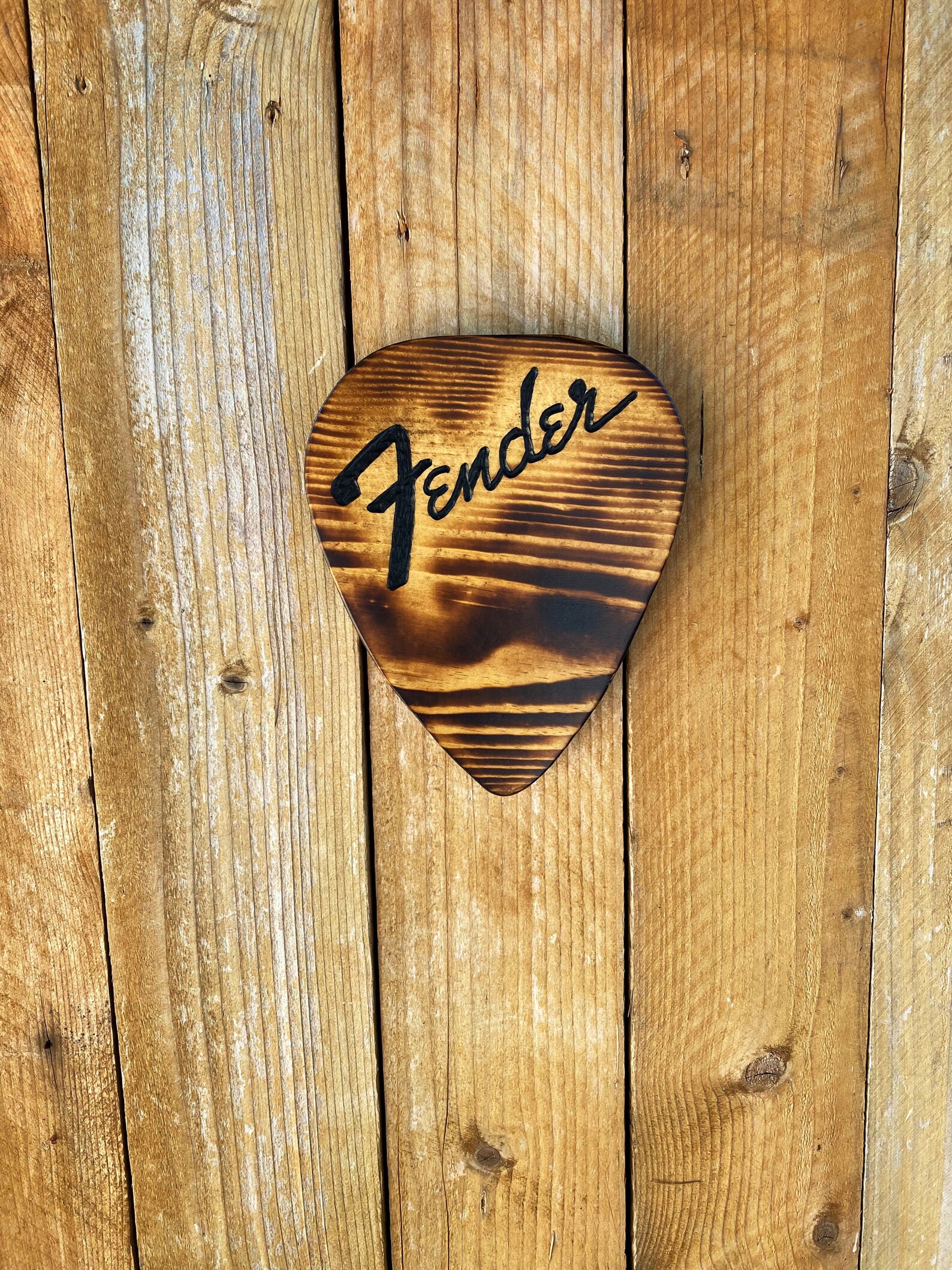 Fender guitar pick wall hanging guitar art music art music Etsy