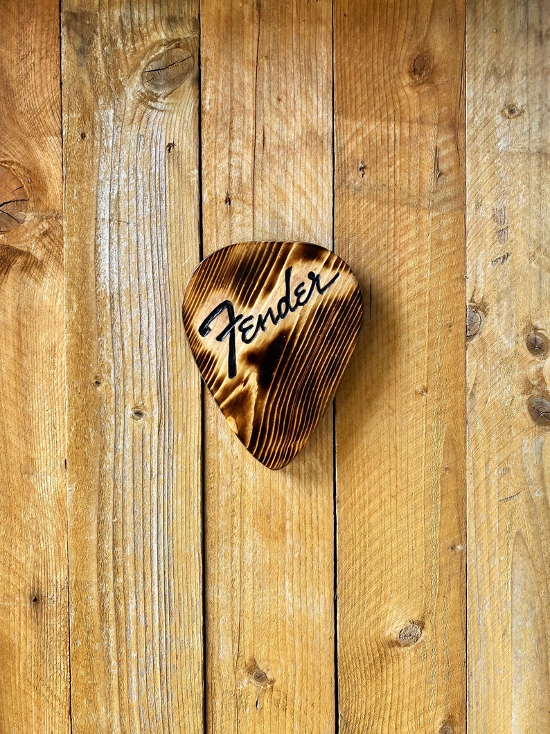 Fender Guitar Pick Wall Hanging Guitar Art Music Art Music Etsy