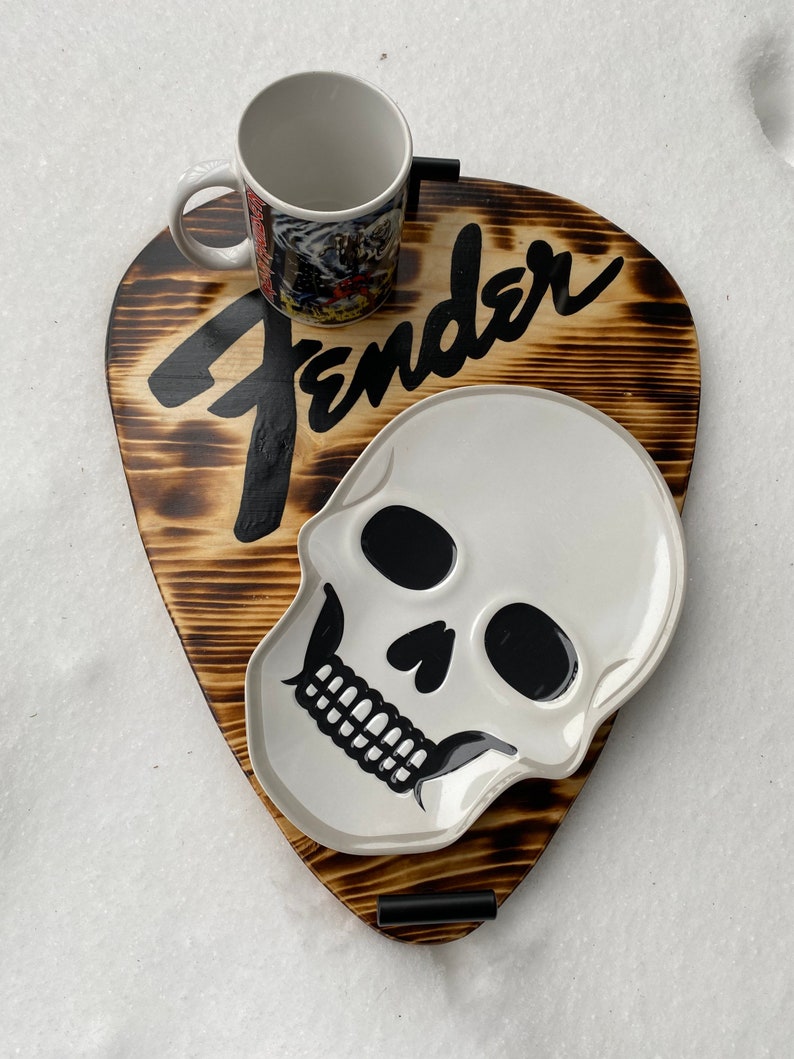 Fender guitar pick wall hanging guitar art music art music Etsy