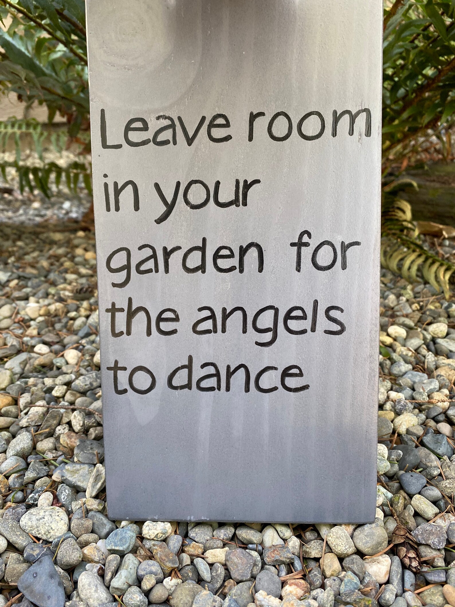 Wooden Garden Angel With Metal Bucket Planter Leave Room in Etsy