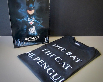 Batman Returns Movie Premiere Program and T-Shirt-Rare!