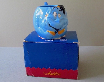 Disney's Aladdin Genie Keramik-Figurbecher von Applause 1992